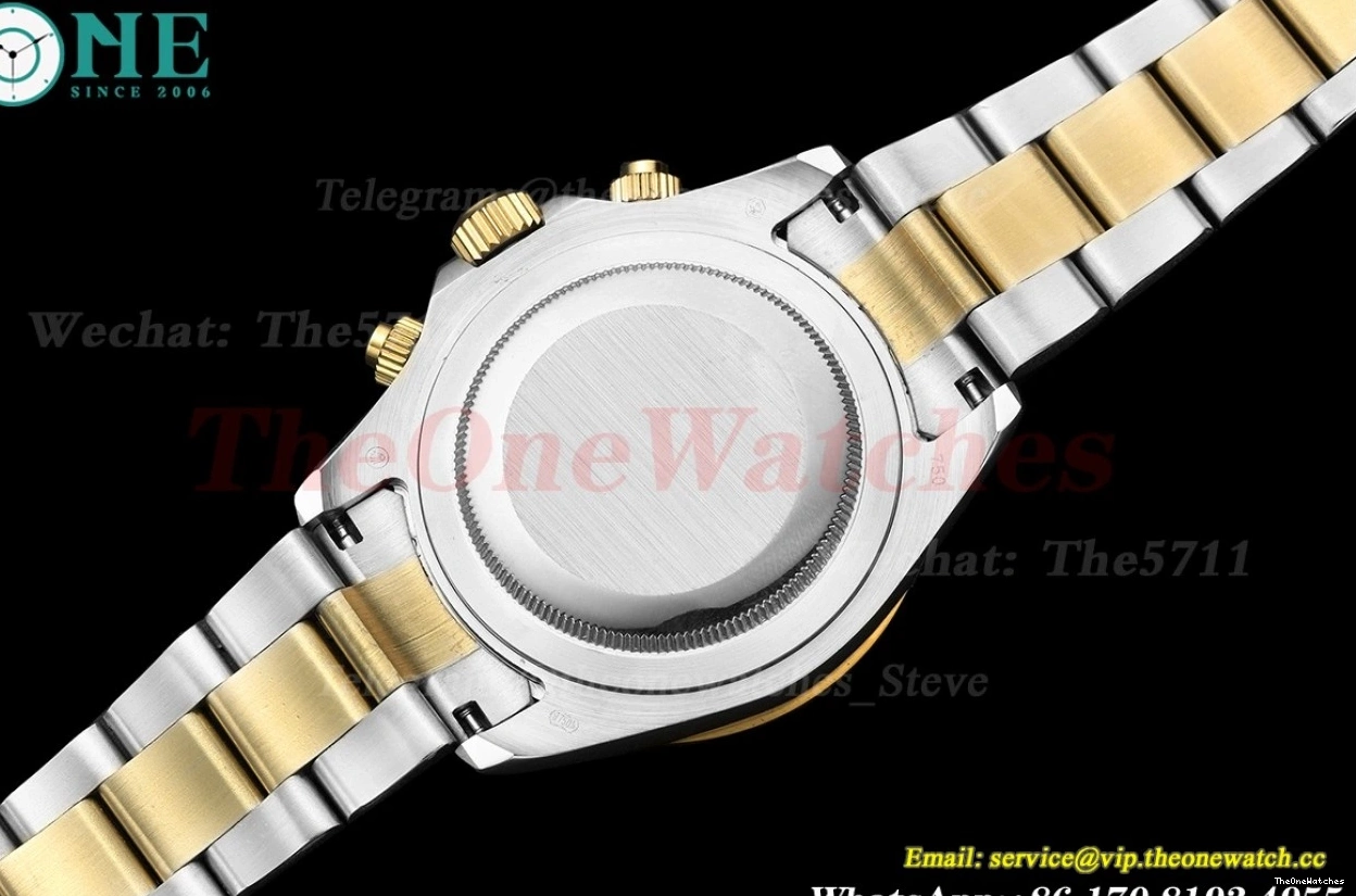 Dial SS GDF YG 40mm Daytona Black A3836 0403